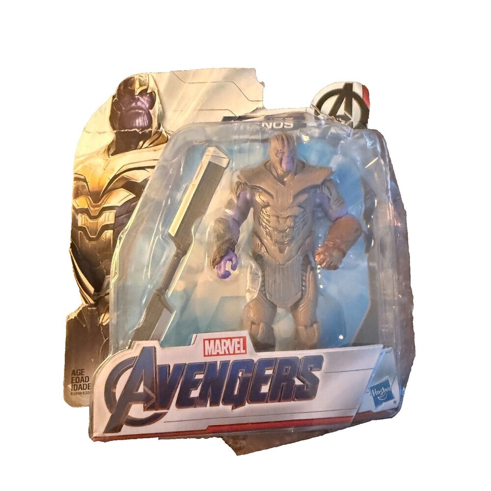 Hasbro Marvel Avengers Thanos Action Figure w/ Weapon Accessory Boxed 2018